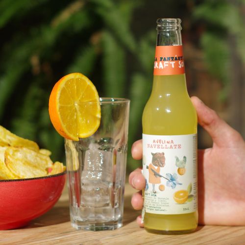 Avelina Navellate - Craft Soda - Orangen-Limonade mit Zitrone und Mandarine 