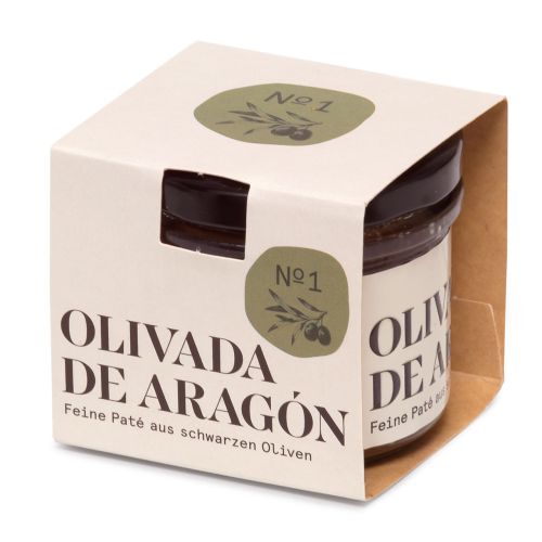 Olivada de Aragón - Feine Paté aus schwarzen Oliven 