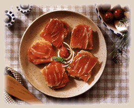 Serrano-Schinken auf Landbrot